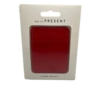 NWT ANTHROPOLOGIE Red Card / Phone Wallet